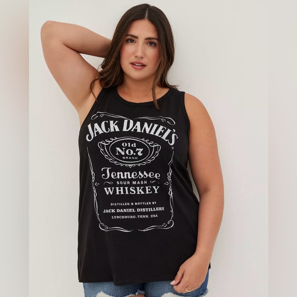 NWT | Jack Daniels | Label Muscle Tee | Black | M